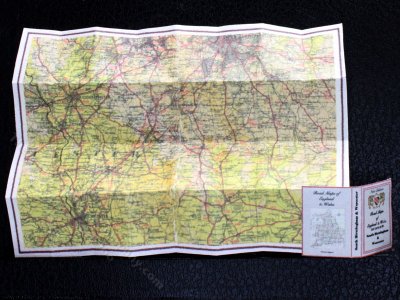 (image for) Miniature Map of South Birmingham and Worcester for Dollhouses