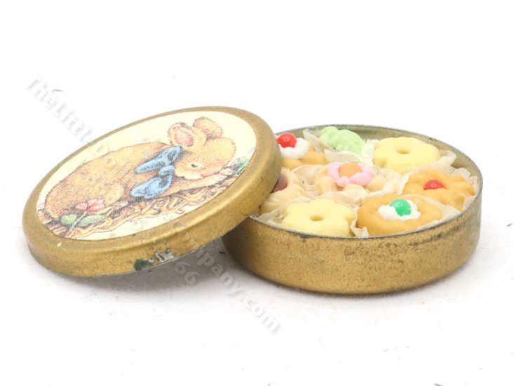 (image for) Miniature Easter Themed Cookie Tin