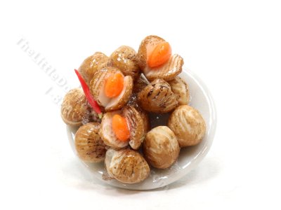 (image for) Miniature Clam Platter for Dollhouses