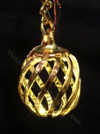 (image for) 1:48 Scale Miniature 3V Spiral Pendant Ceiling Light for Dollhouses