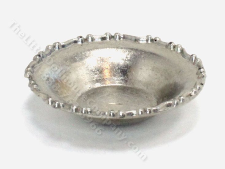 (image for) Miniature Silver Coloured Bowl for Dollhouses