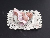 (image for) Miniature Angelica Spring Handmade Baby Doll with Blanket