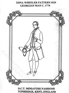 (image for) Georgian Man Doll Clothes Pattern