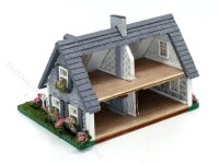 (image for) 1:144 Scale 3/4 Cape Cod Assembled Dollhouse