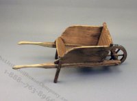 (image for) Dollhouse Scale Model Wheelbarrow