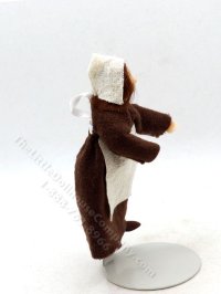 (image for) Miniature Medieval Girl in Brown by Detta's Darling Dolls