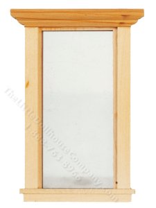 (image for) Miniature 1 Pane Classical Window for Dollhouses