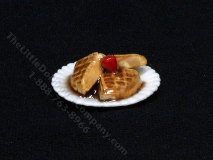 (image for) Miniature Waffles for Dollhouses