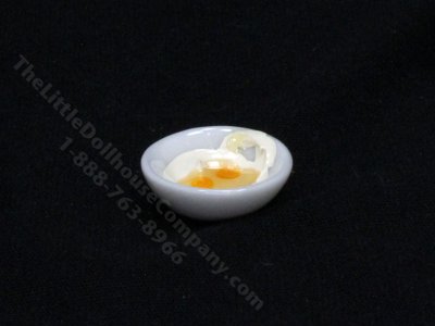 (image for) Miniature Bowl of Eggs for Dollhouses