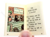 (image for) Miniature "The Teddy Bears in a Smashup" Book for Dollhouses