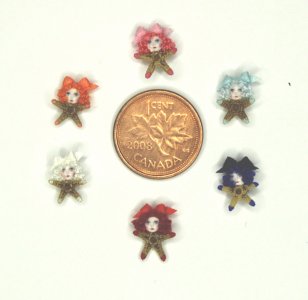 (image for) Miniature Starfish Dolls by Cheryl Warder