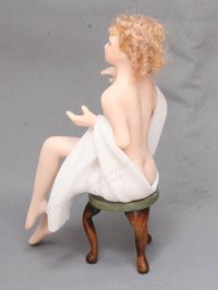 (image for) Blonde Porcelain Doll Draped in a Towel by Cindy's Dolls