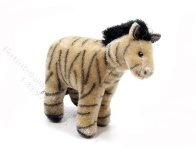 (image for) Miniature Stuffed Zebra Toy for Dollhouses