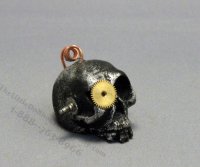 (image for) Dollhouse Miniature Steampunk Skull