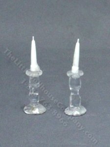 (image for) Miniature Irish Crystal Candlesticks