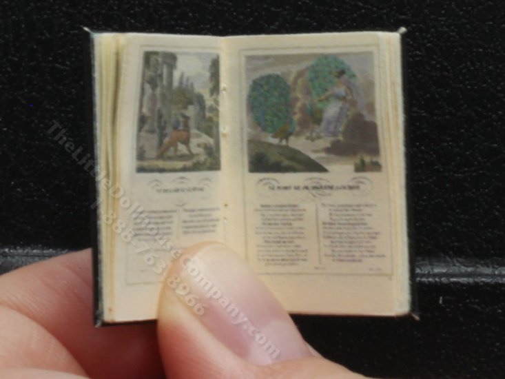 (image for) Miniature Book: 'Fables de la Fontaine'