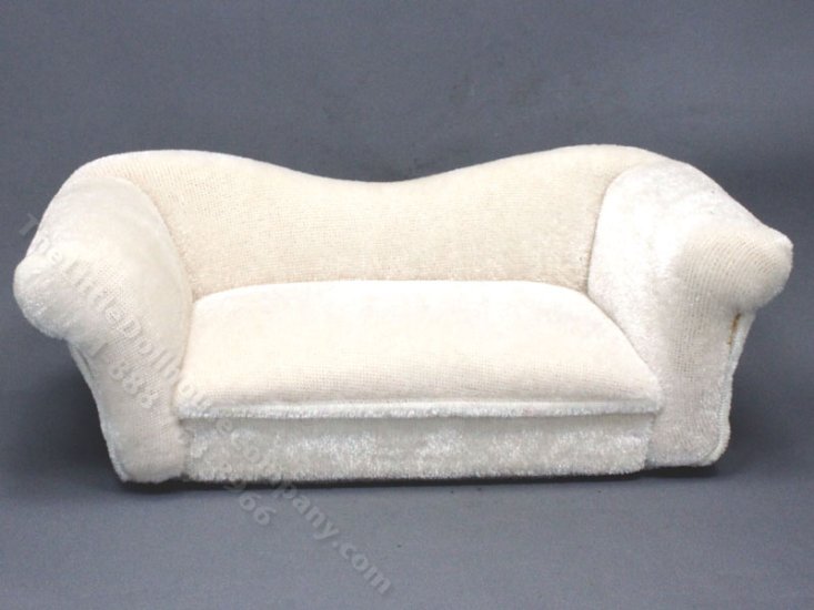 (image for) Handmade Miniature Cream Sofa for Dollhouses