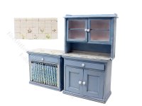 (image for) As-Is Miniature Kitchen Cabinets for Dollhouse, Set of 2