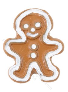 (image for) Miniature Gingerbread Man for Dollhouses