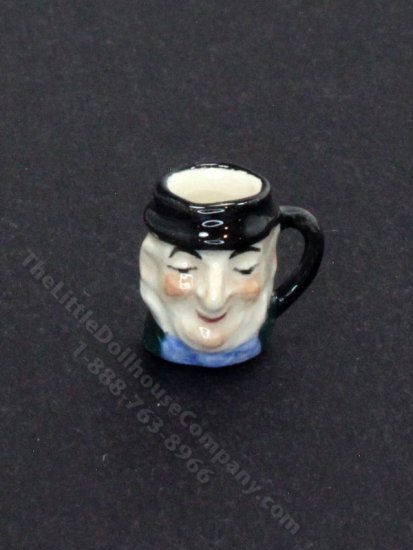 (image for) Vintage Miniature Toby Mug for Dollhouses