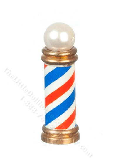 (image for) Miniature Barber Pole for Dollhouses