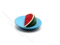 (image for) Miniature Plate with Watermelon Slice