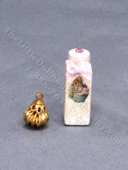 (image for) Miniautre Set of Fancy Toiletries for Dollhouses