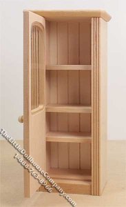 (image for) Miniature Glass Door Cabinet for Dollhouses
