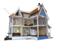 (image for) Vintage Assembled Pierce Dollhouse