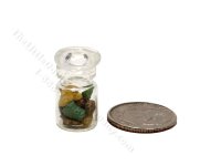 (image for) Miniature Glass Jar of Stones/Wish Jar for Dollhouses