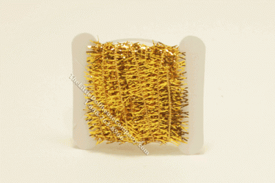 (image for) Dollhouse Miniature Gold Tinsel
