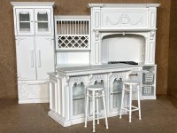 (image for) Miniature 6 Pc. White Kitchen Set