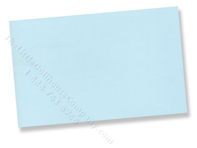 (image for) Miniature Blue Wall Covering for Dollhouses