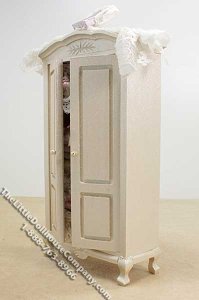 (image for) Miniature Dressed Overstuffed Blanket Closet by Danielle Designs