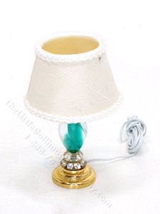(image for) As-Is Miniature Glass Lamp for Dollhouses