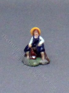 (image for) Miniature Handmade Tom Sawyer Figurine for Dollhouses