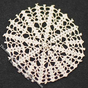 (image for) Miniature Laser Cut Square Doily for Dollhouses