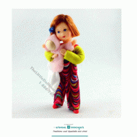 (image for) Lilly Flexible Girl Doll by Erna Meyer for Dollhouses