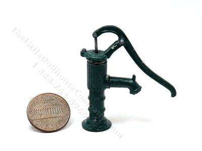 (image for) Miniature Antique Kitchen Water Pump with Adjustable Handle for Dollhouses