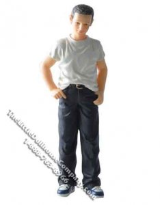 (image for) 1/12 Scale Bradley Resin Doll for Dollhouses