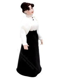 (image for) Miniature Porcelain Elsie in Victorian Clothing by Cindy's Dolls