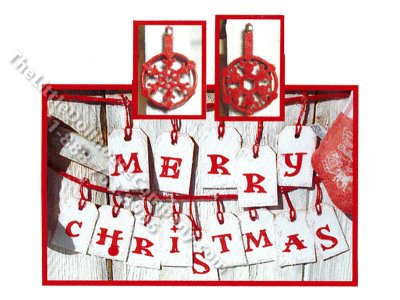 (image for) Miniature Set of Christmas Tags and Trivets Kit