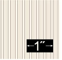 (image for) Dollhouse Scale Model Wallpaper The Gathering Stripe - White