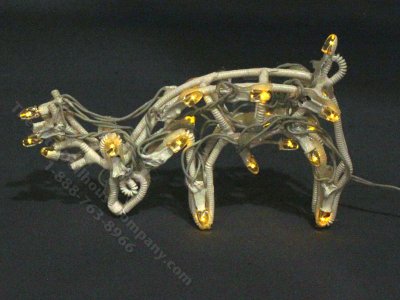 (image for) Miniature Light Up Reindeer Christmas Decoration for Dollhouses