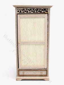 (image for) Miniature Unfinished Narrow Wardrobe