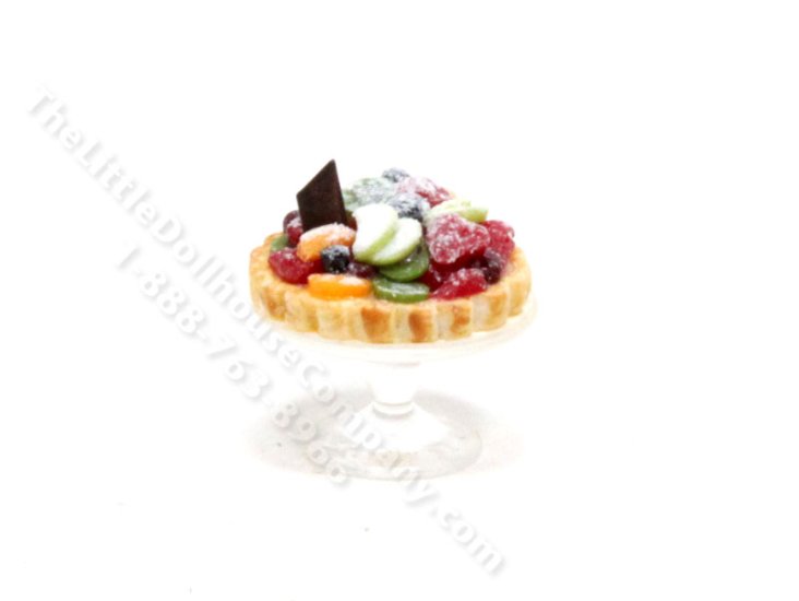 (image for) Miniature Tart on Pedestal for Dollhouses