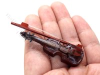 (image for) Vintage As Is Miniature Violin and Bow for Dollhouses