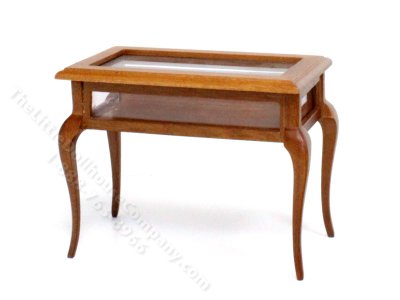 (image for) Miniature Glass Display Table for Dollhouses