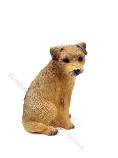 (image for) Miniature Border Terrier Dog for Dollhouse