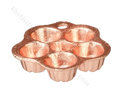 (image for) Miniature Copper Popover Mold